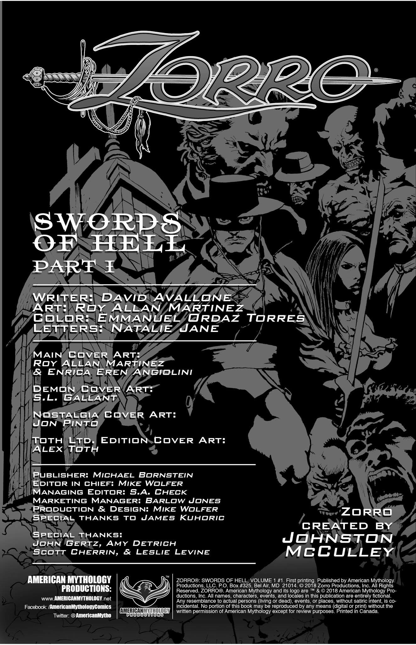 Read online Zorro: Swords of Hell comic -  Issue #1 - 2