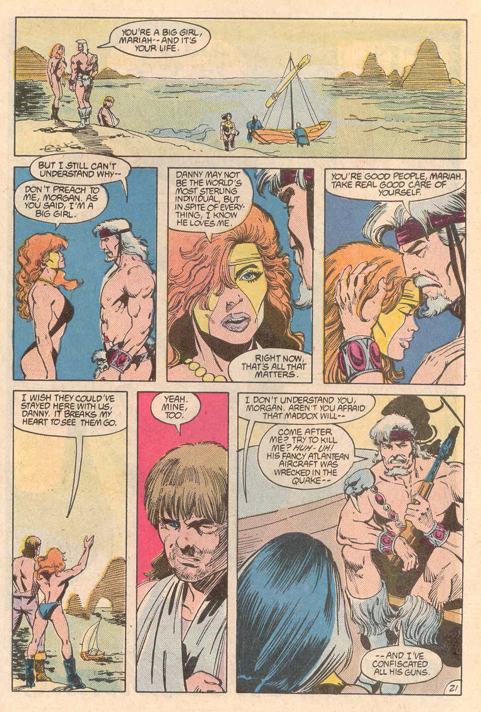Read online Warlord (1976) comic -  Issue #131 - 21