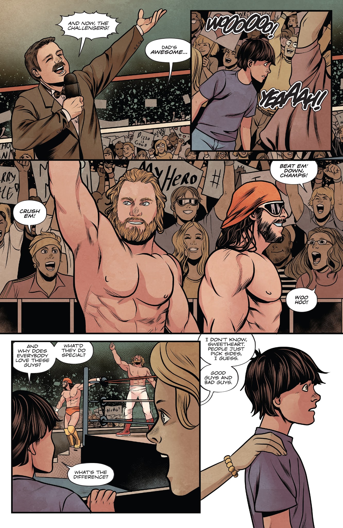 Read online WWE comic -  Issue #9 - 9