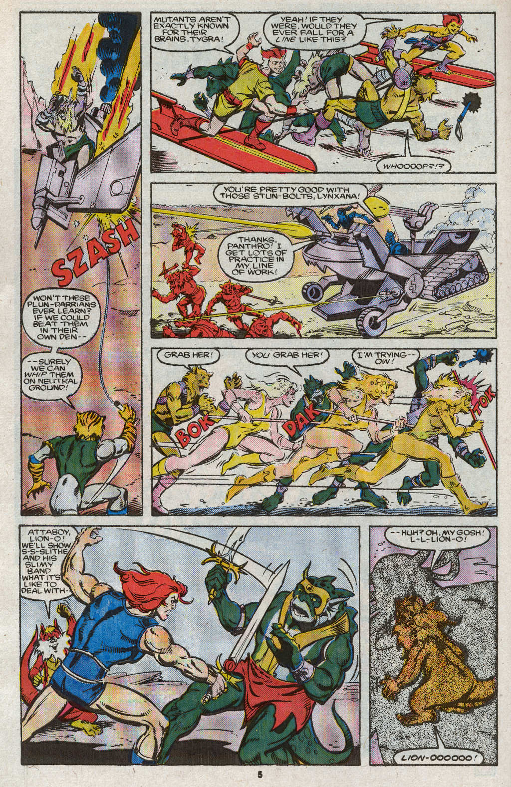 Read online ThunderCats (1985) comic -  Issue #6 - 8