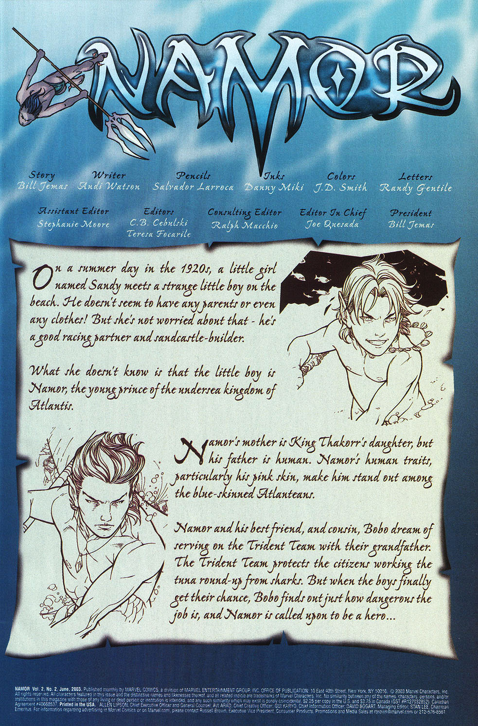 Read online Namor comic -  Issue #2 - 2