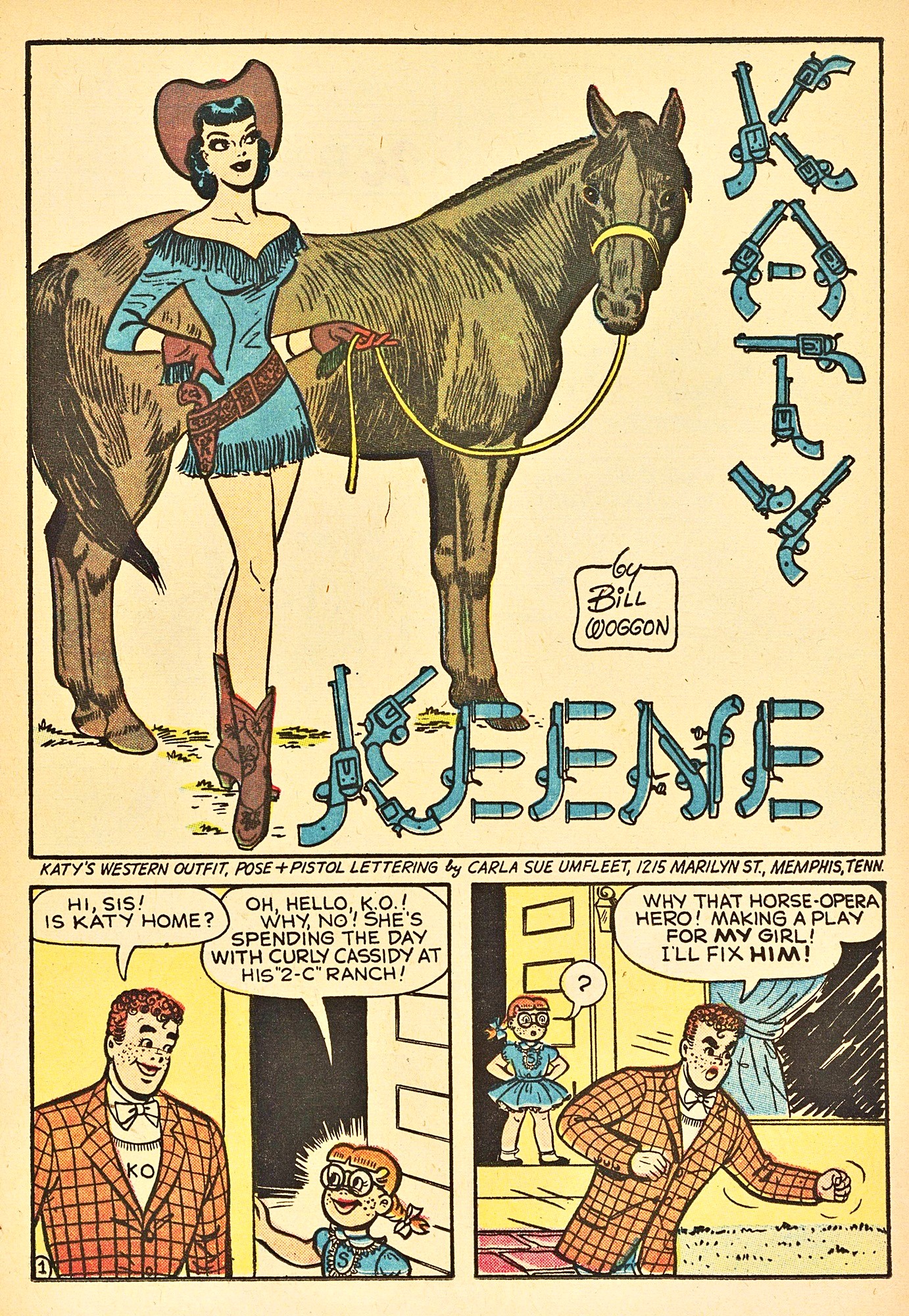 Read online Katy Keene (1949) comic -  Issue #36 - 13