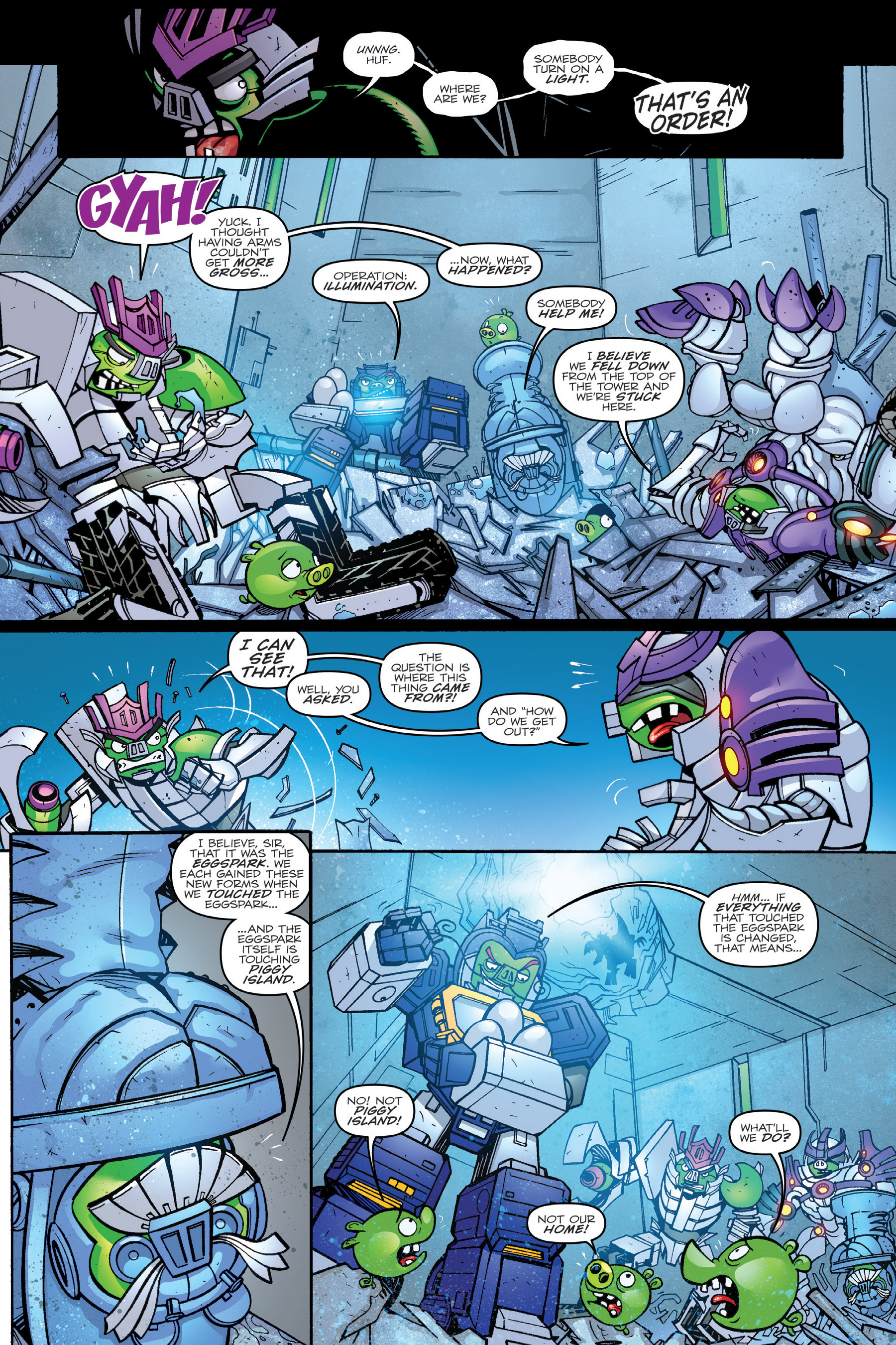 Read online Angry Birds Transformers: Age of Eggstinction comic -  Issue # Full - 38