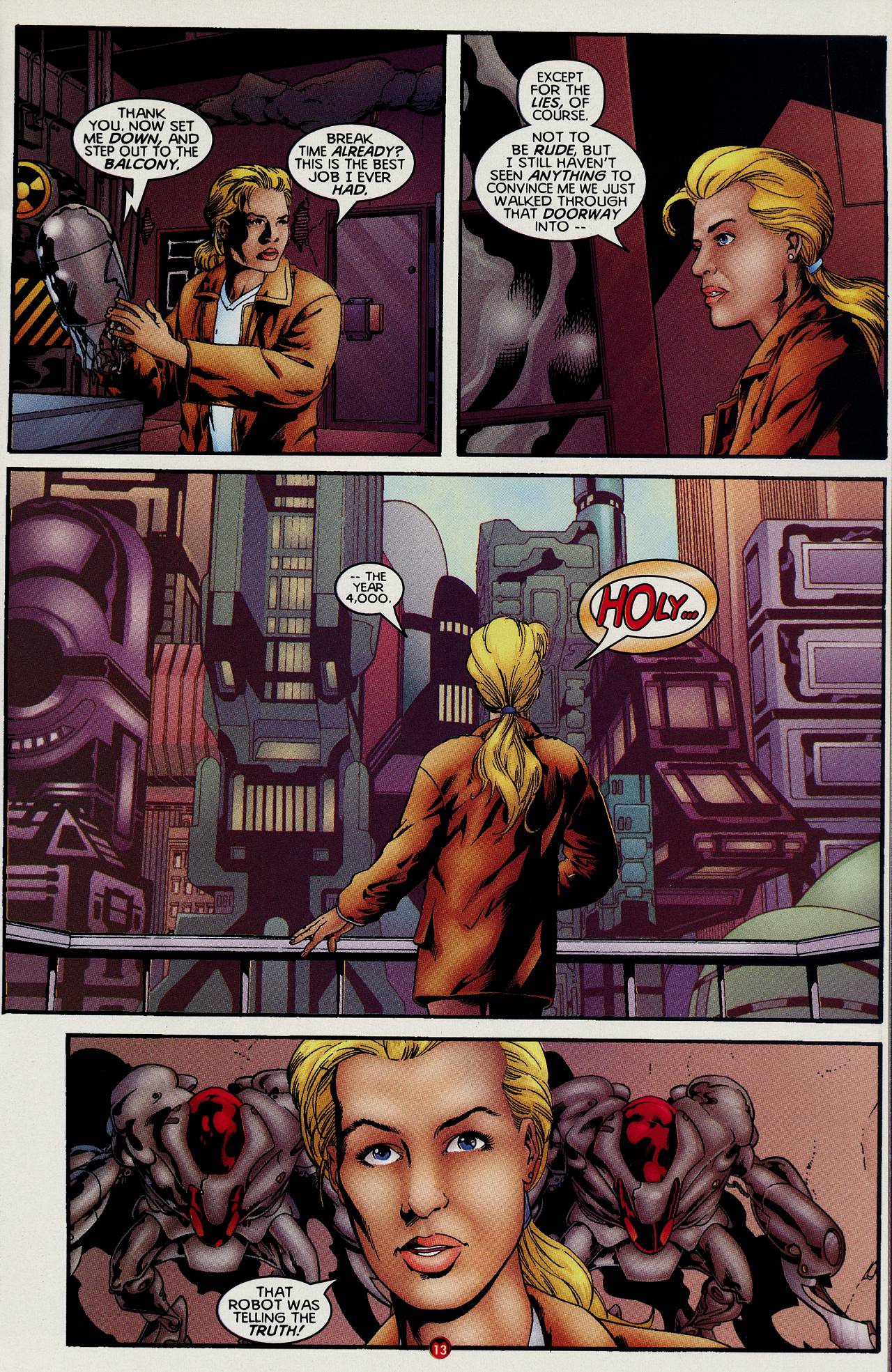Read online Magnus Robot Fighter (1997) comic -  Issue #5 - 10