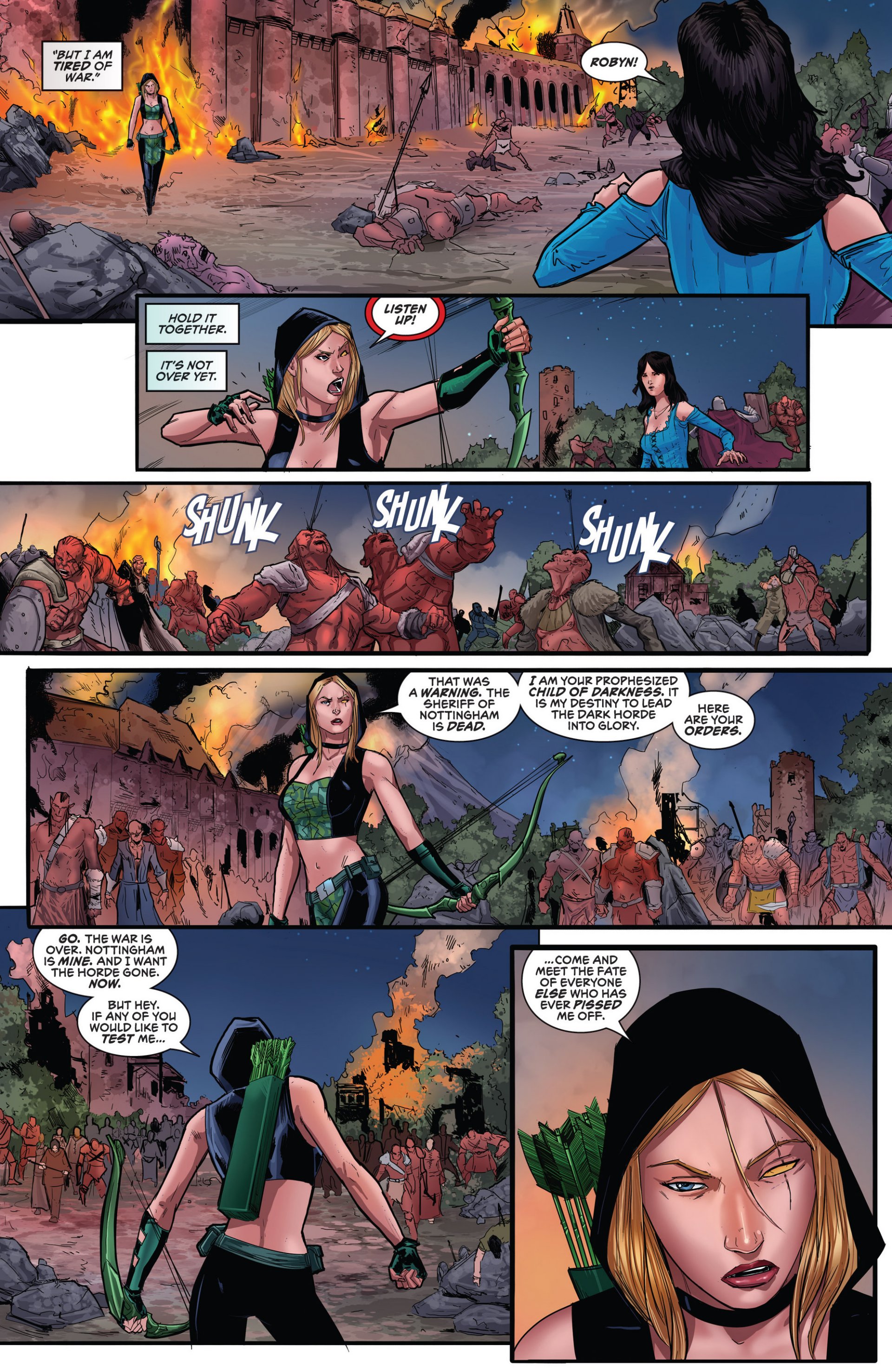 Read online Grimm Fairy Tales presents Robyn Hood: Legend comic -  Issue #5 - 15