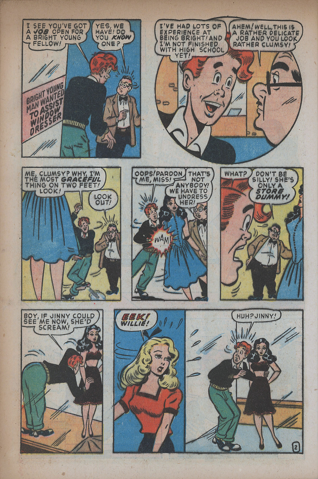 Read online Willie Comics (1946) comic -  Issue #13 - 44