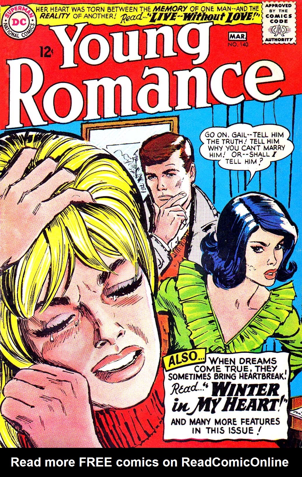 Read online Young Romance comic -  Issue #140 - 1