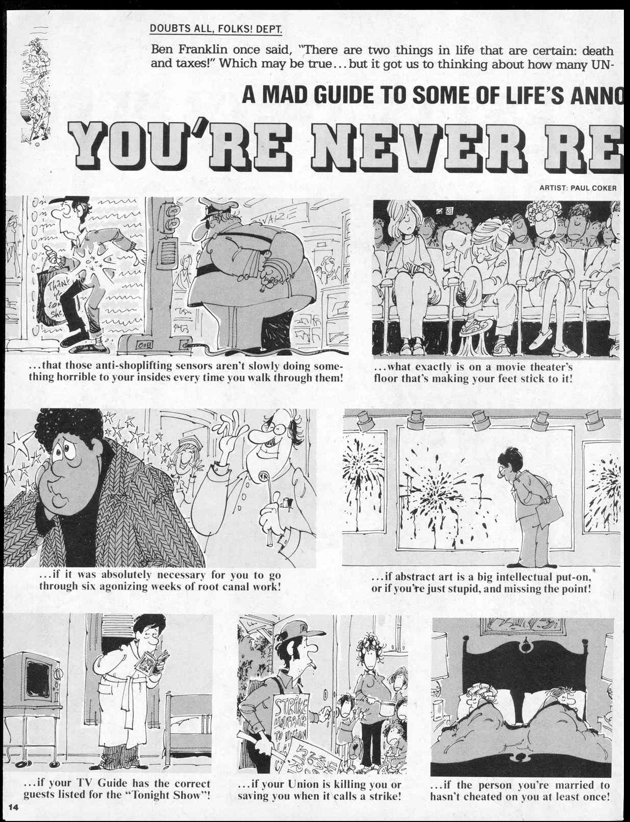 Read online MAD comic -  Issue #242 - 16