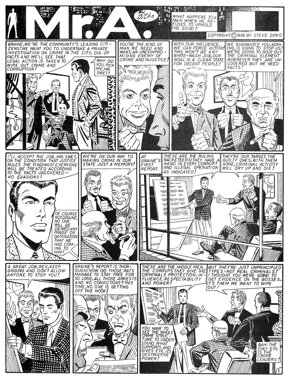 Read online Mr. A. comic Issue 1