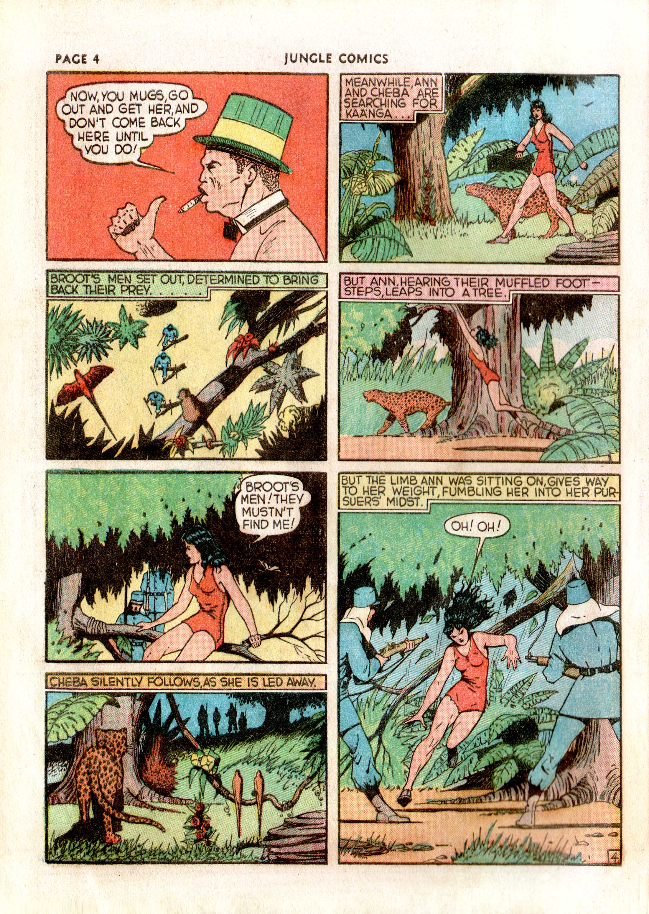 Read online Jungle Comics comic -  Issue #5 - 7