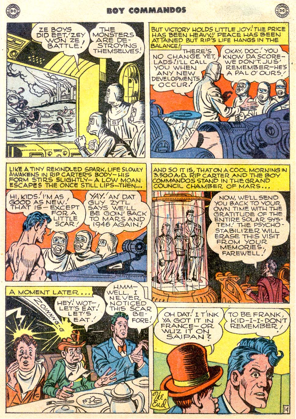 Read online Boy Commandos comic -  Issue #17 - 16