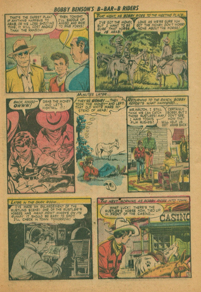 Read online Bobby Benson's B-Bar-B Riders comic -  Issue #10 - 28