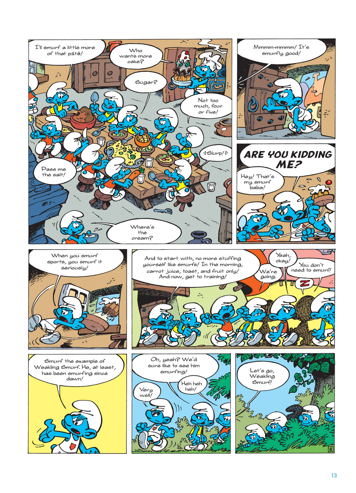 Read online The Smurfs comic -  Issue #11 - 13