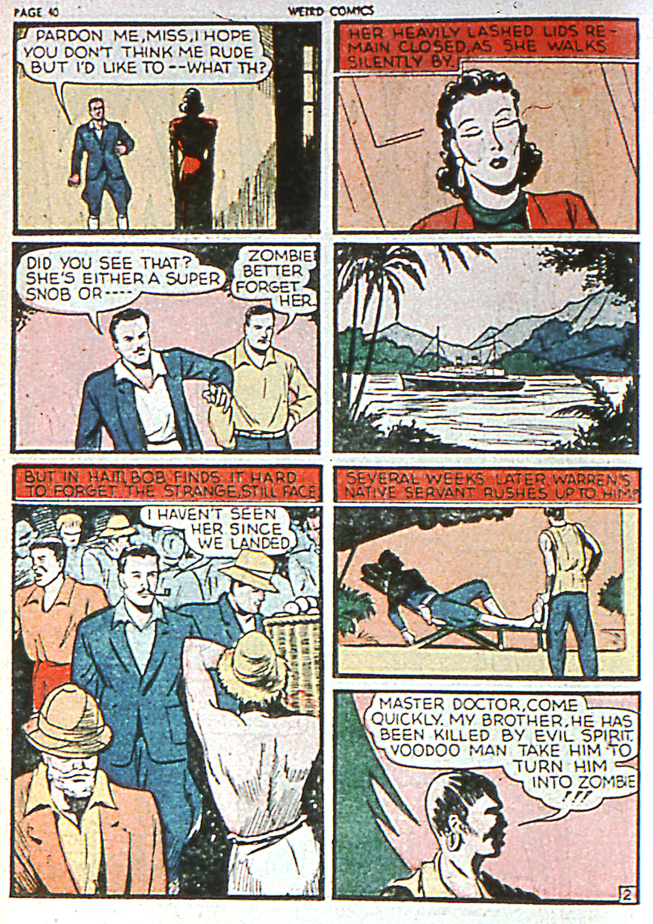 Read online Weird Comics comic -  Issue #1 - 40