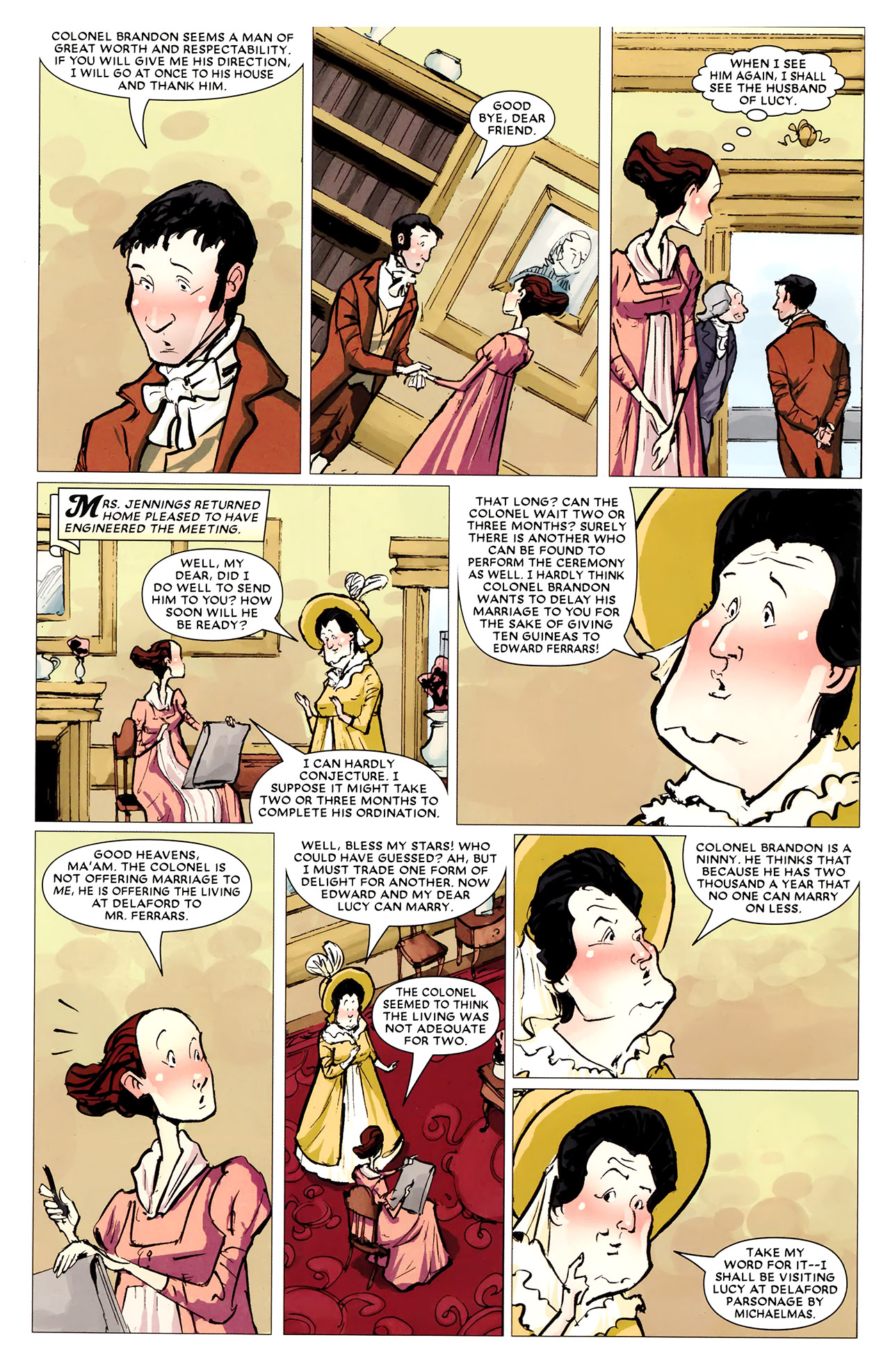 Read online Sense & Sensibility comic -  Issue #5 - 6