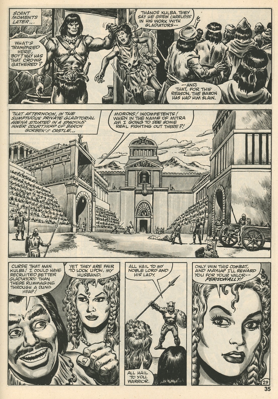 Read online The Savage Sword Of Conan comic -  Issue #108 - 35