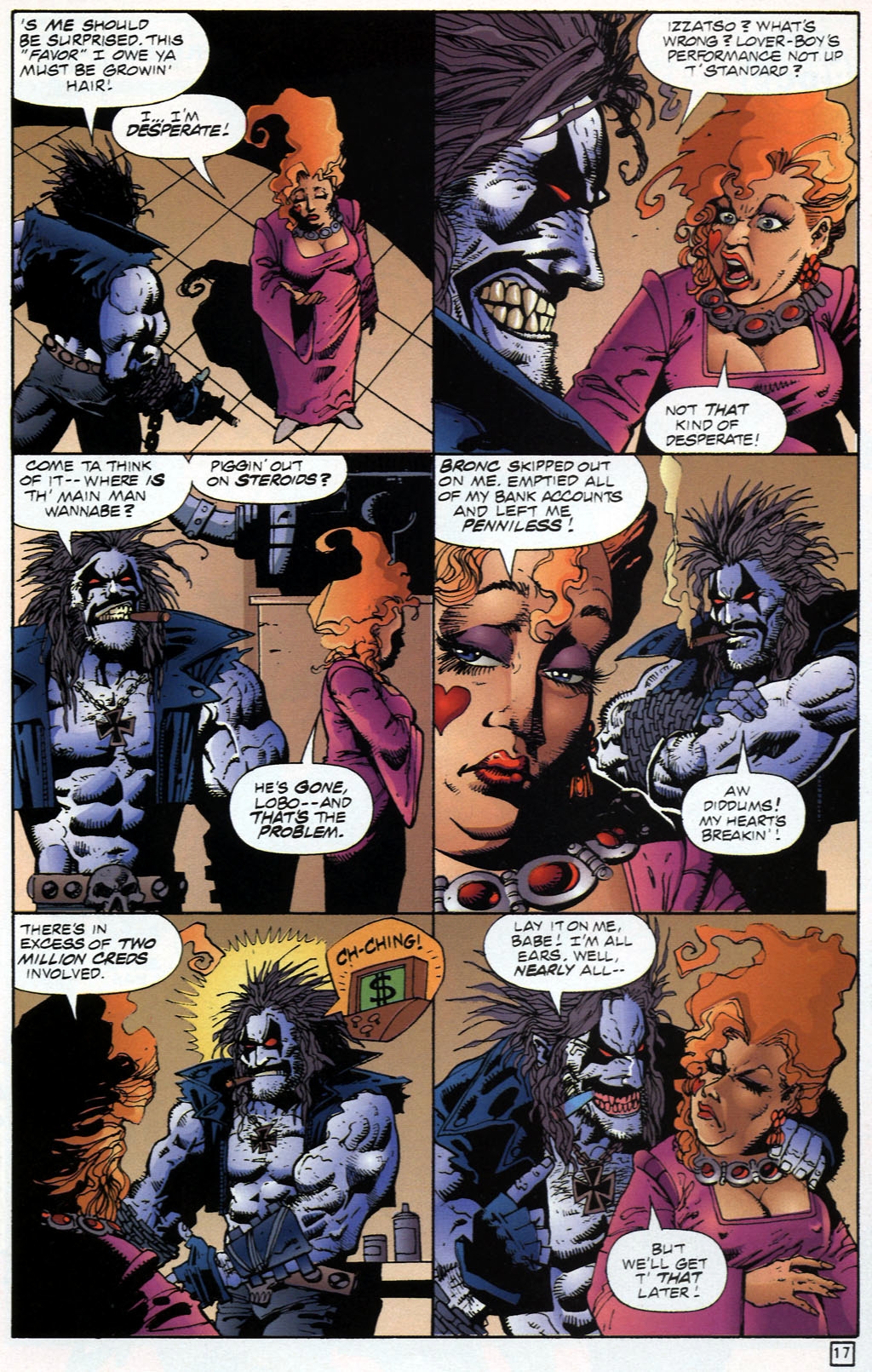 Read online Lobo: Death and Taxes comic -  Issue #1 - 18