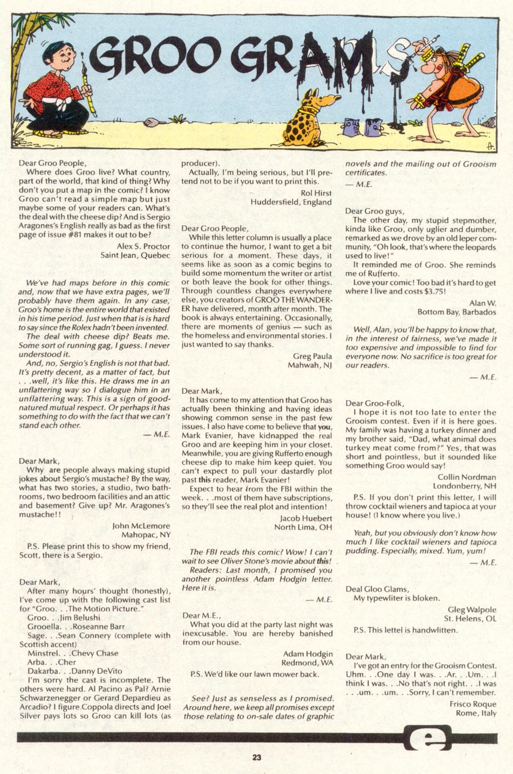 Read online Sergio Aragonés Groo the Wanderer comic -  Issue #89 - 24