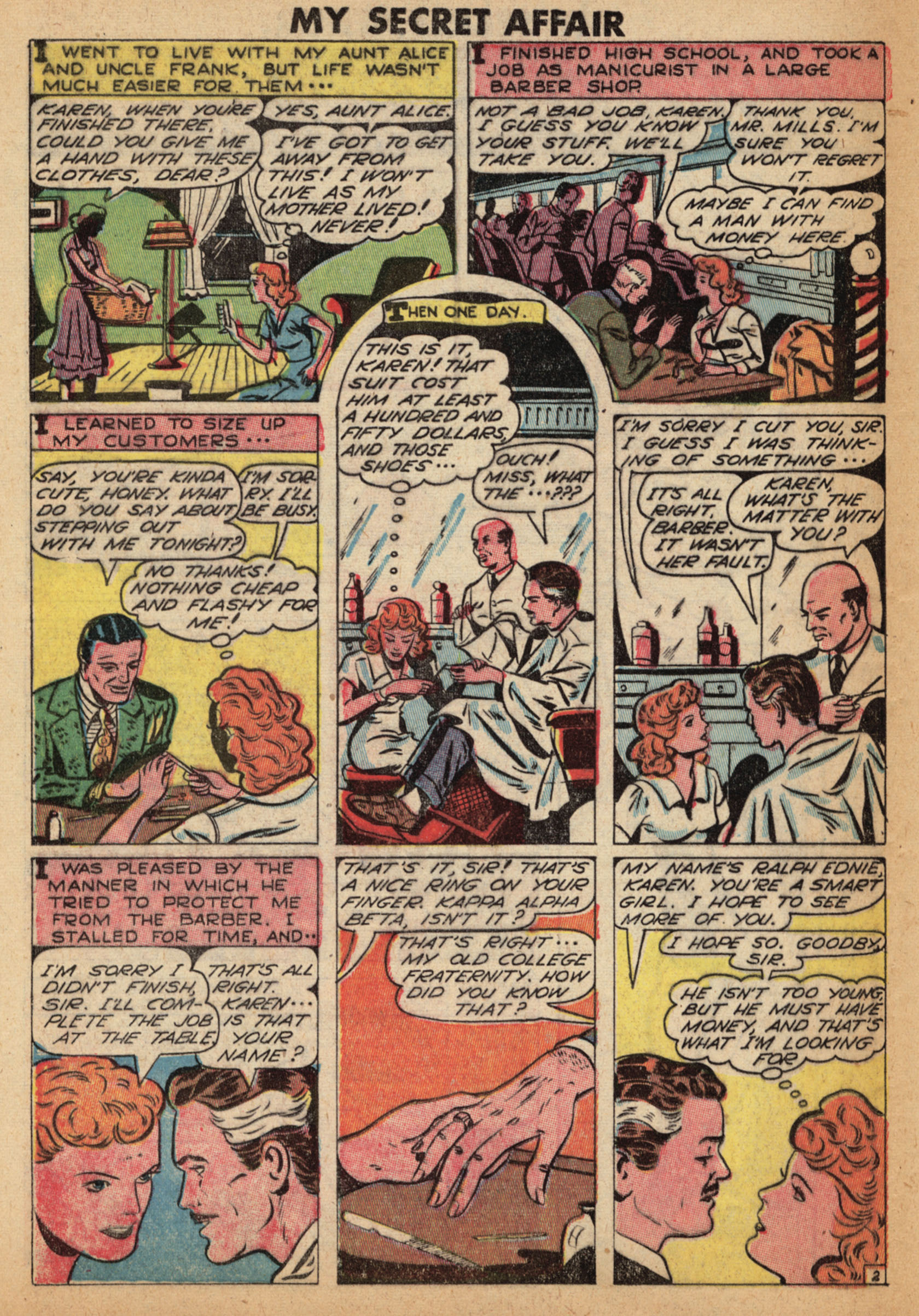 Read online My Secret Affair comic -  Issue #2 - 24