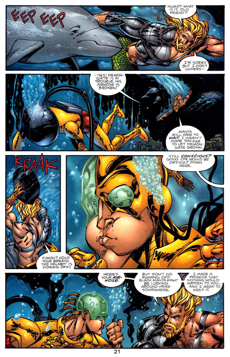 Aquaman (1994) Issue #58 #64 - English 21
