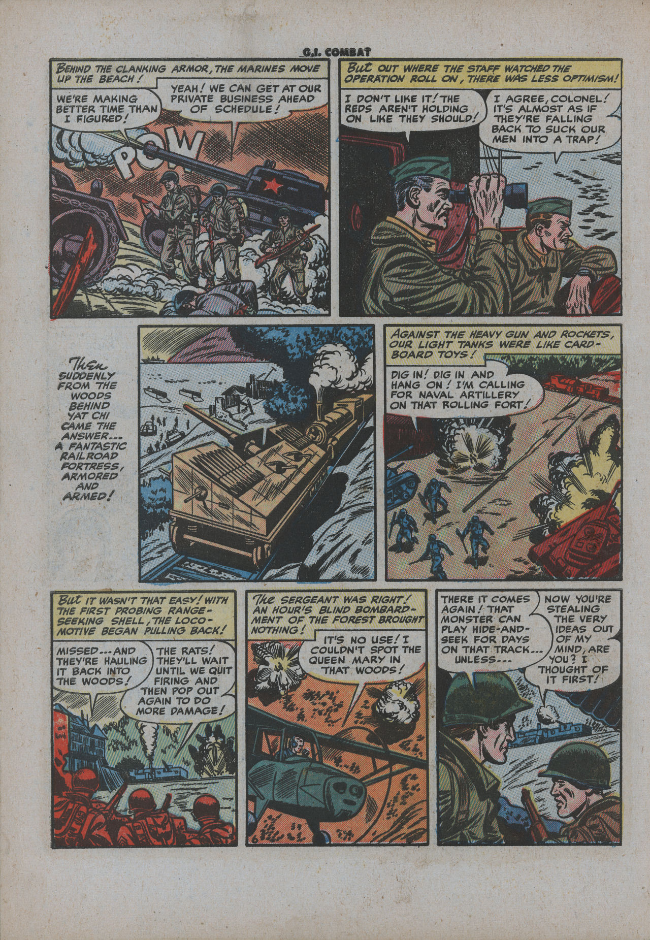Read online G.I. Combat (1952) comic -  Issue #6 - 8