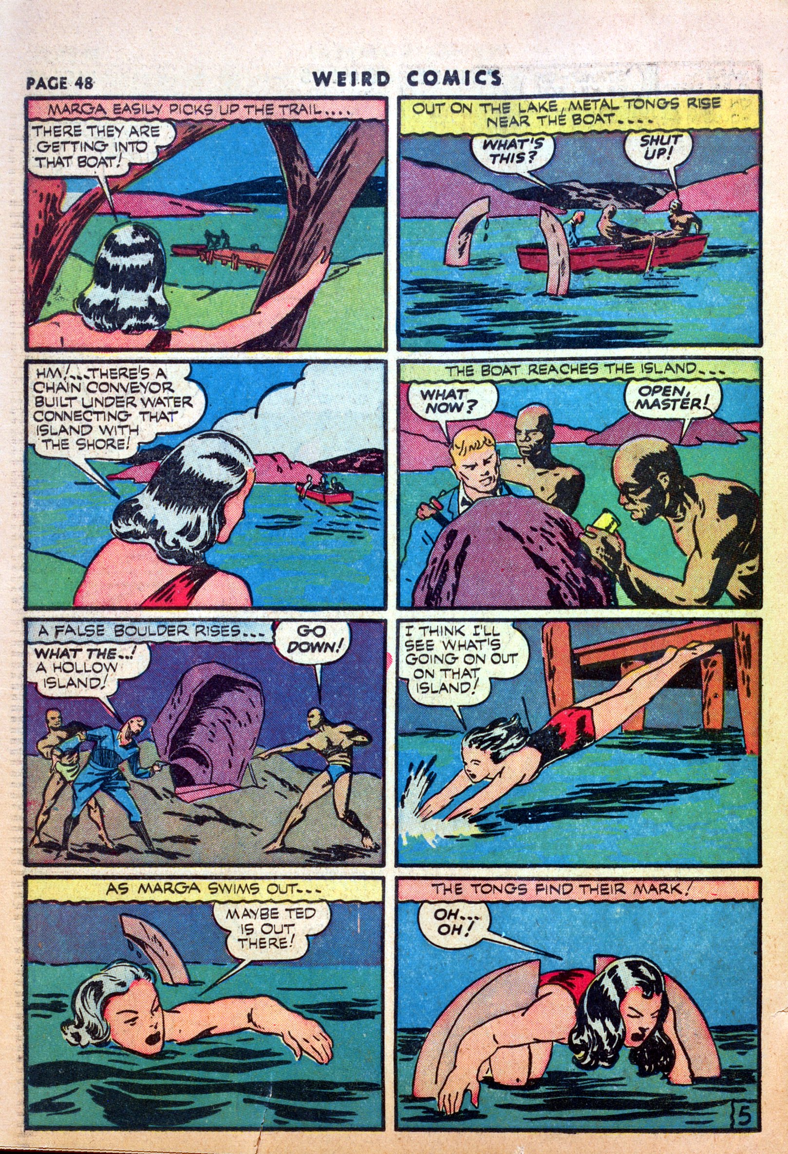 Read online Weird Comics comic -  Issue #14 - 49