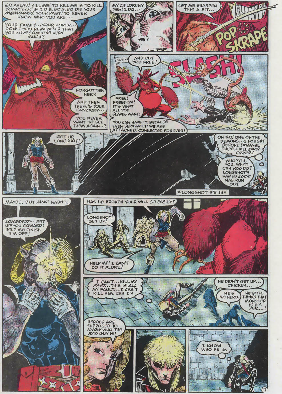 Read online Longshot (1985) comic -  Issue #5 - 8