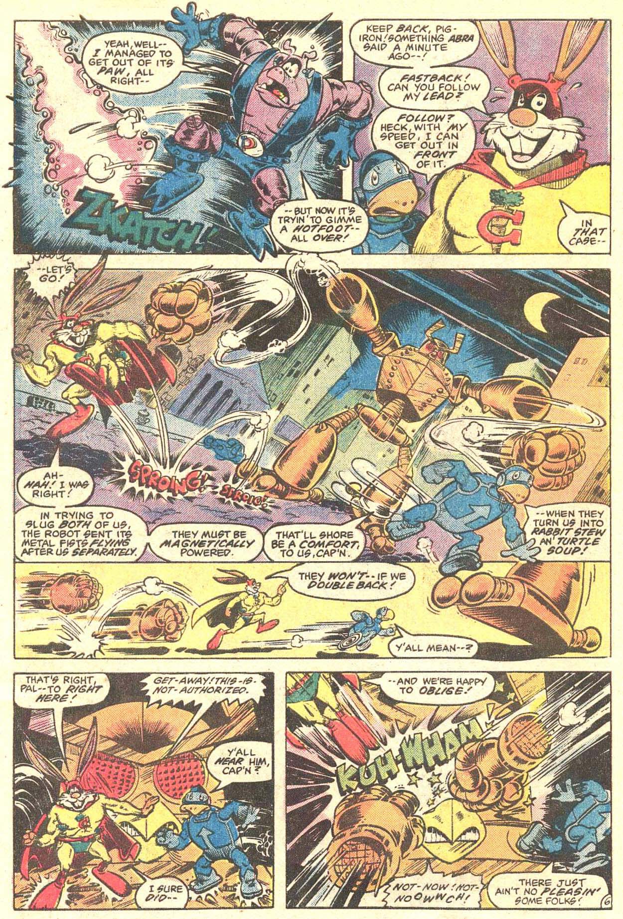 Read online Captain Carrot and His Amazing Zoo Crew! comic -  Issue #5 - 7