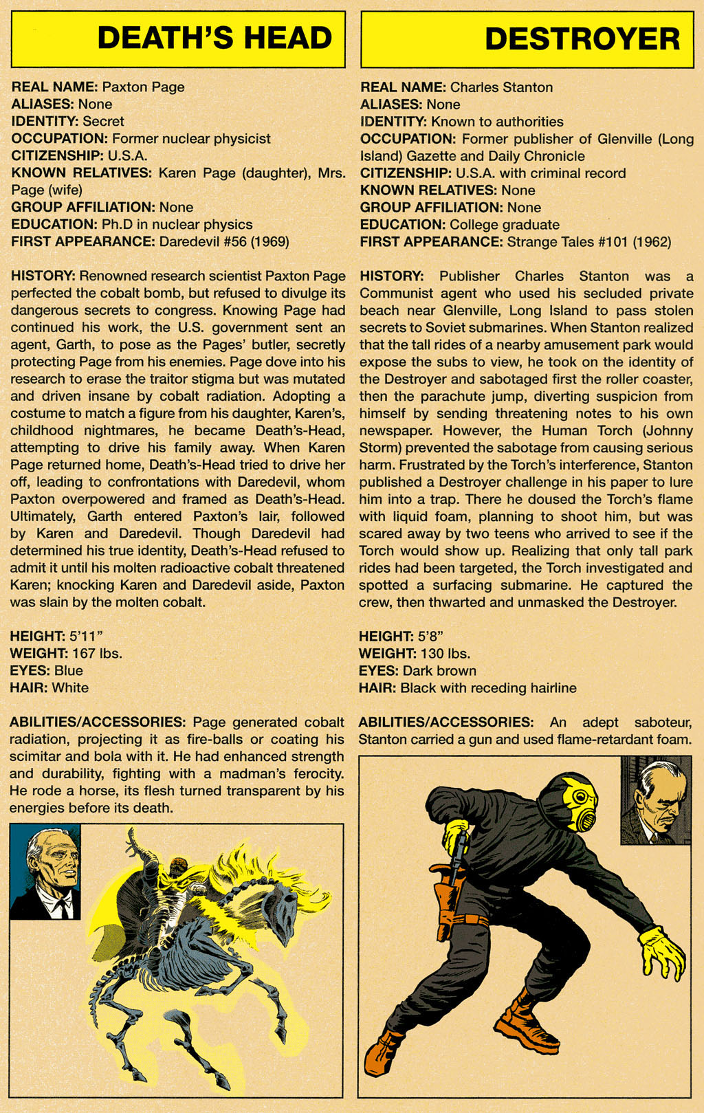 Read online The Marvel Legacy:  The 1960s-1990s Handbook comic -  Issue # Full - 17