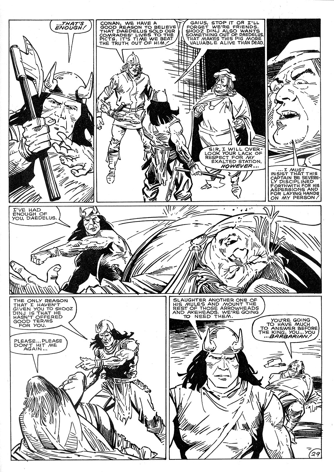 Read online The Savage Sword Of Conan comic -  Issue #143 - 35