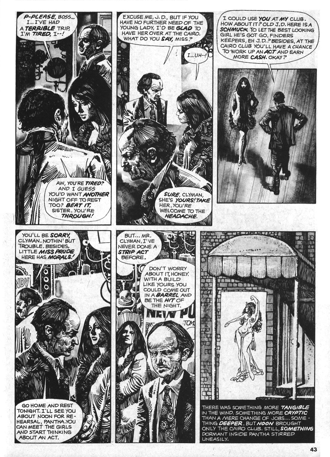 Read online Vampirella (1969) comic -  Issue #42 - 43