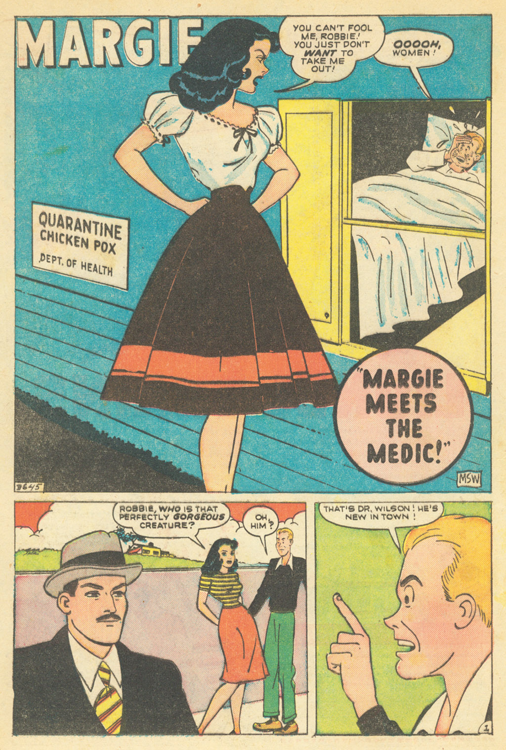 Read online Margie Comics comic -  Issue #45 - 17