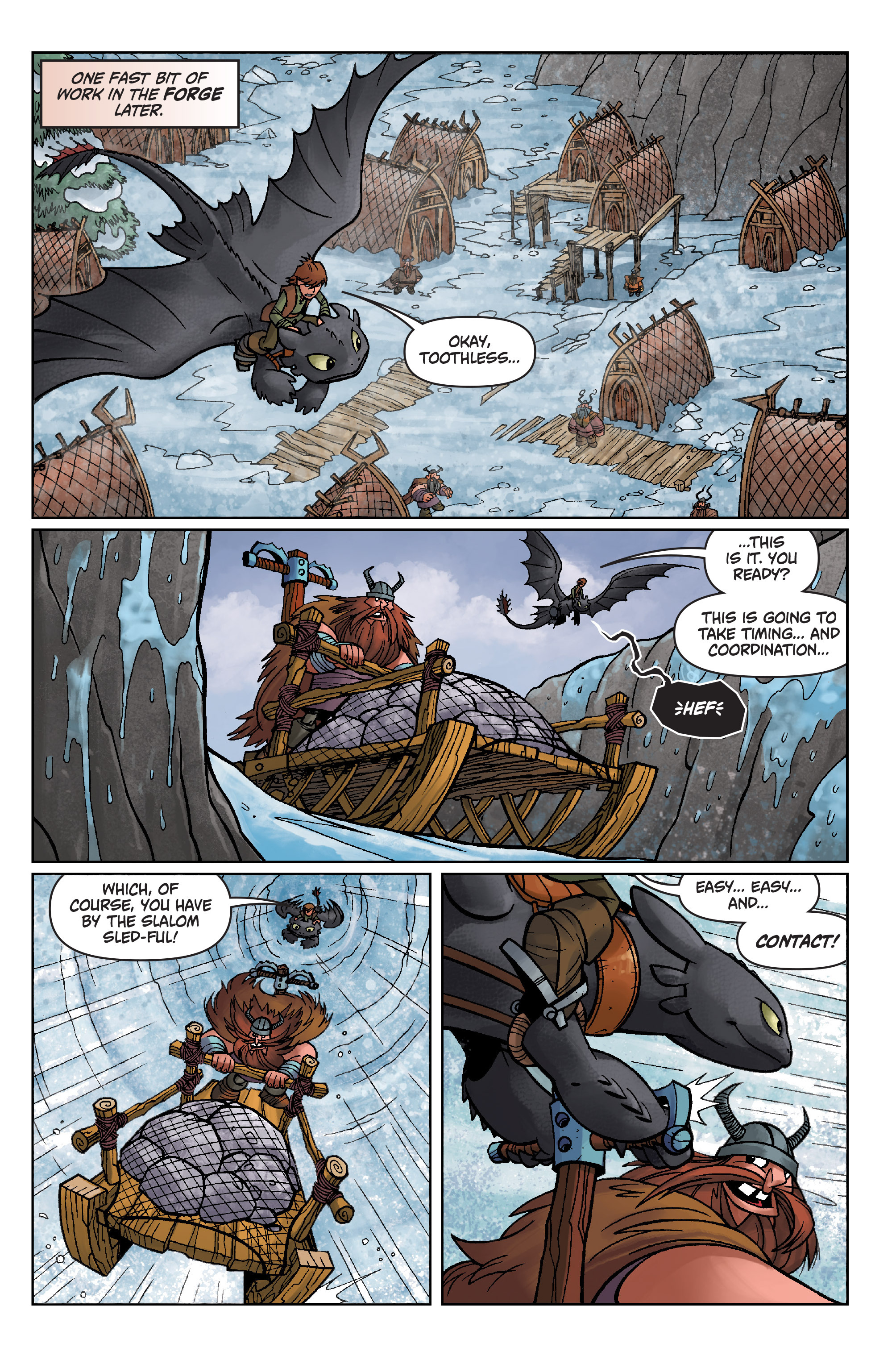 Read online DreamWorks Dragons: Defenders of Berk Collection: Fire & Ice comic -  Issue # TPB - 98