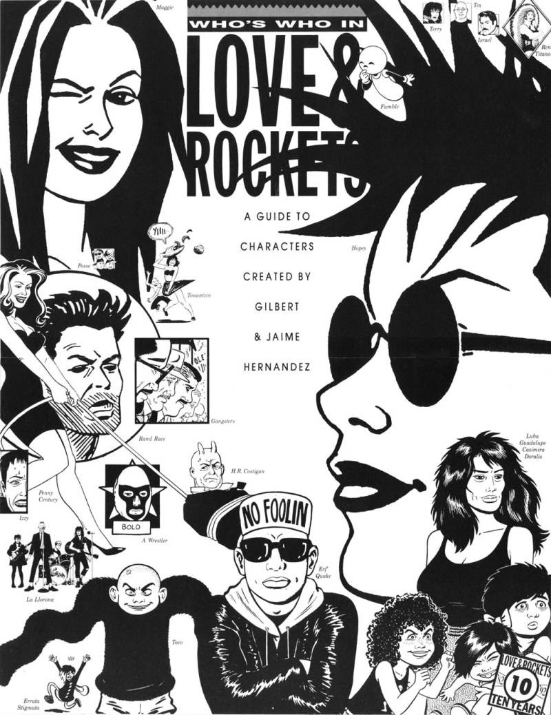 Read online Ten Years of Love and Rockets comic -  Issue # Full - 18