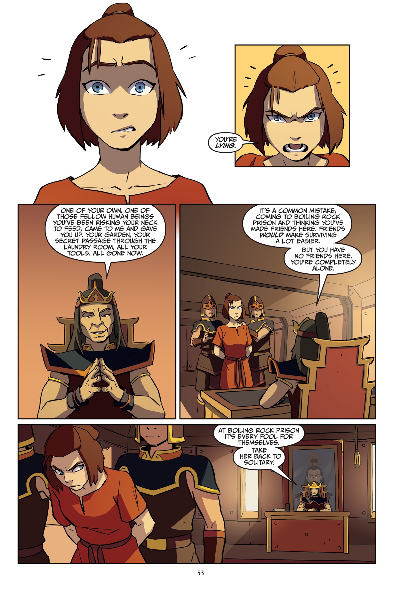 Read online Avatar: The Last Airbender – Suki, Alone comic -  Issue # TPB - 54