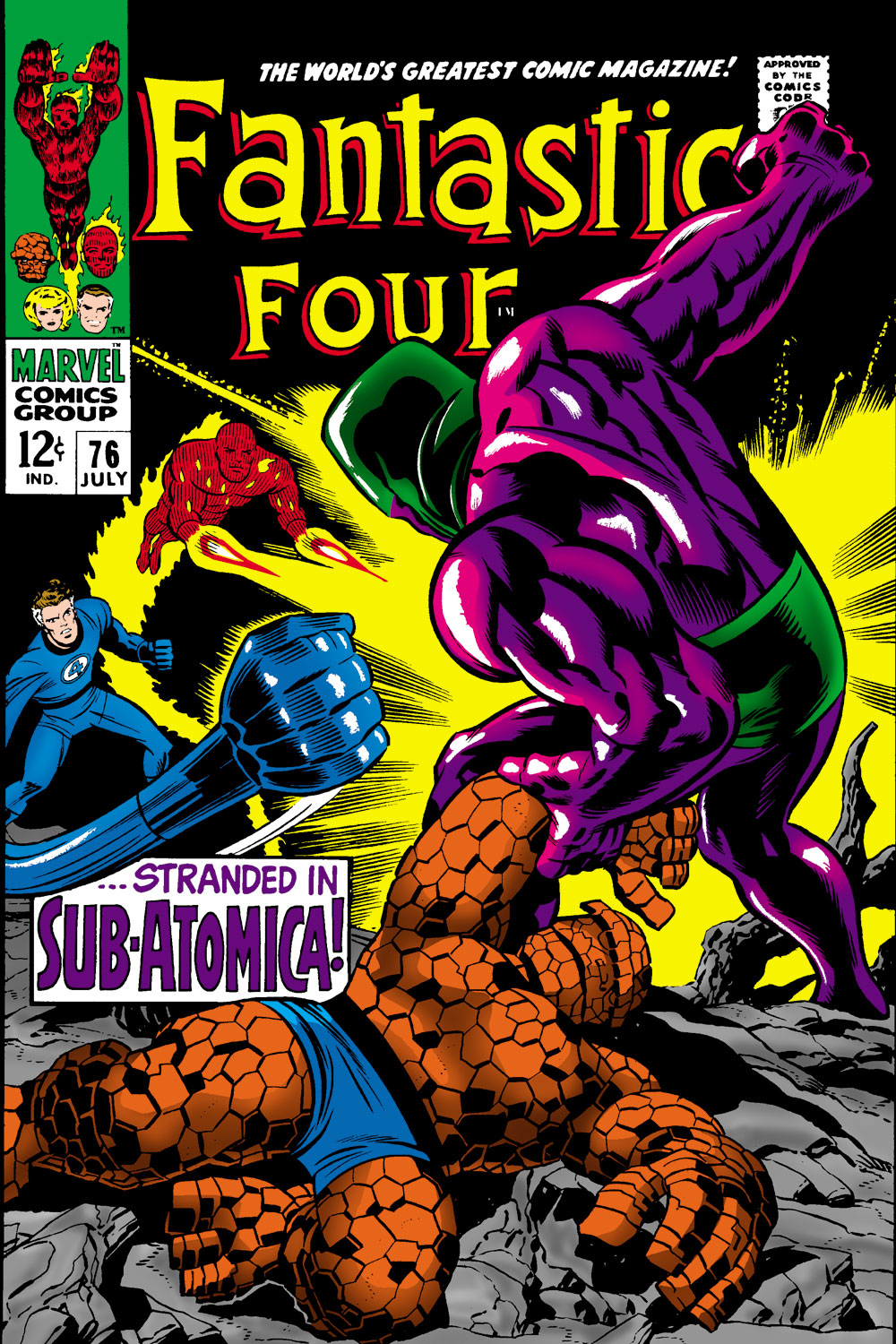 Read online Fantastic Four (1961) comic -  Issue #76 - 1