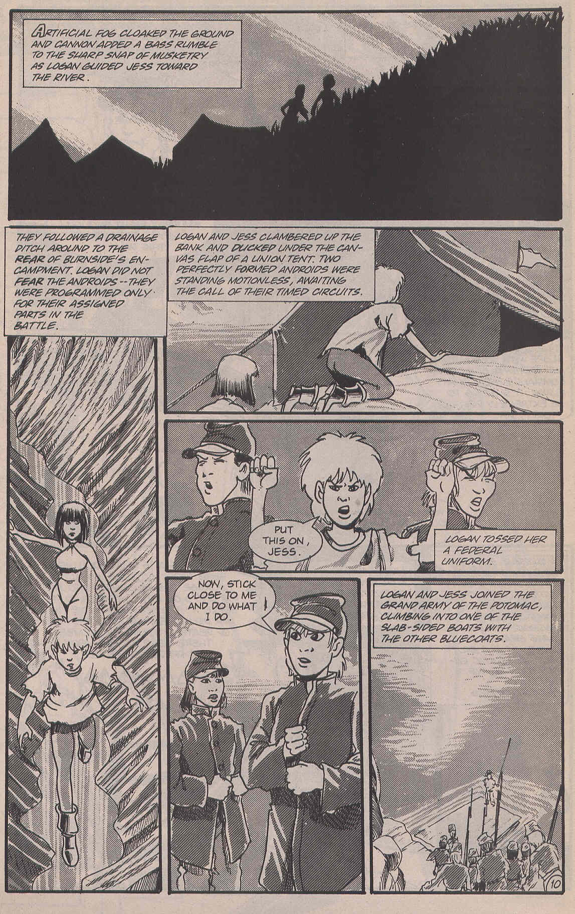 Read online Logan's Run (1990) comic -  Issue #5 - 12