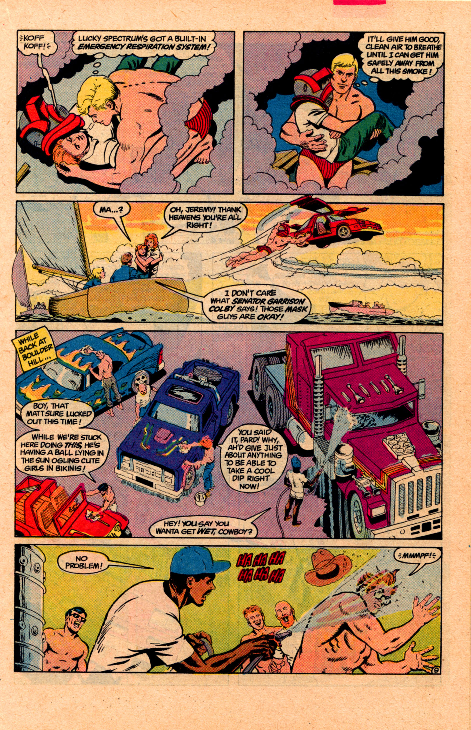 Read online MASK (1987) comic -  Issue #8 - 15