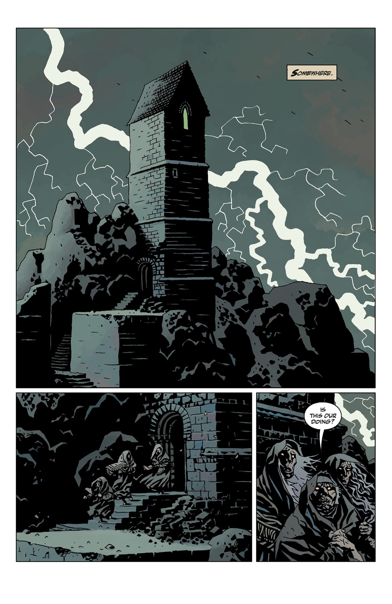 Read online Hellboy: The Storm And The Fury comic -  Issue # TPB - 88