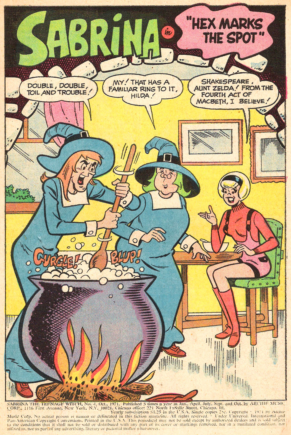 Read online Sabrina The Teenage Witch (1971) comic -  Issue #4 - 2