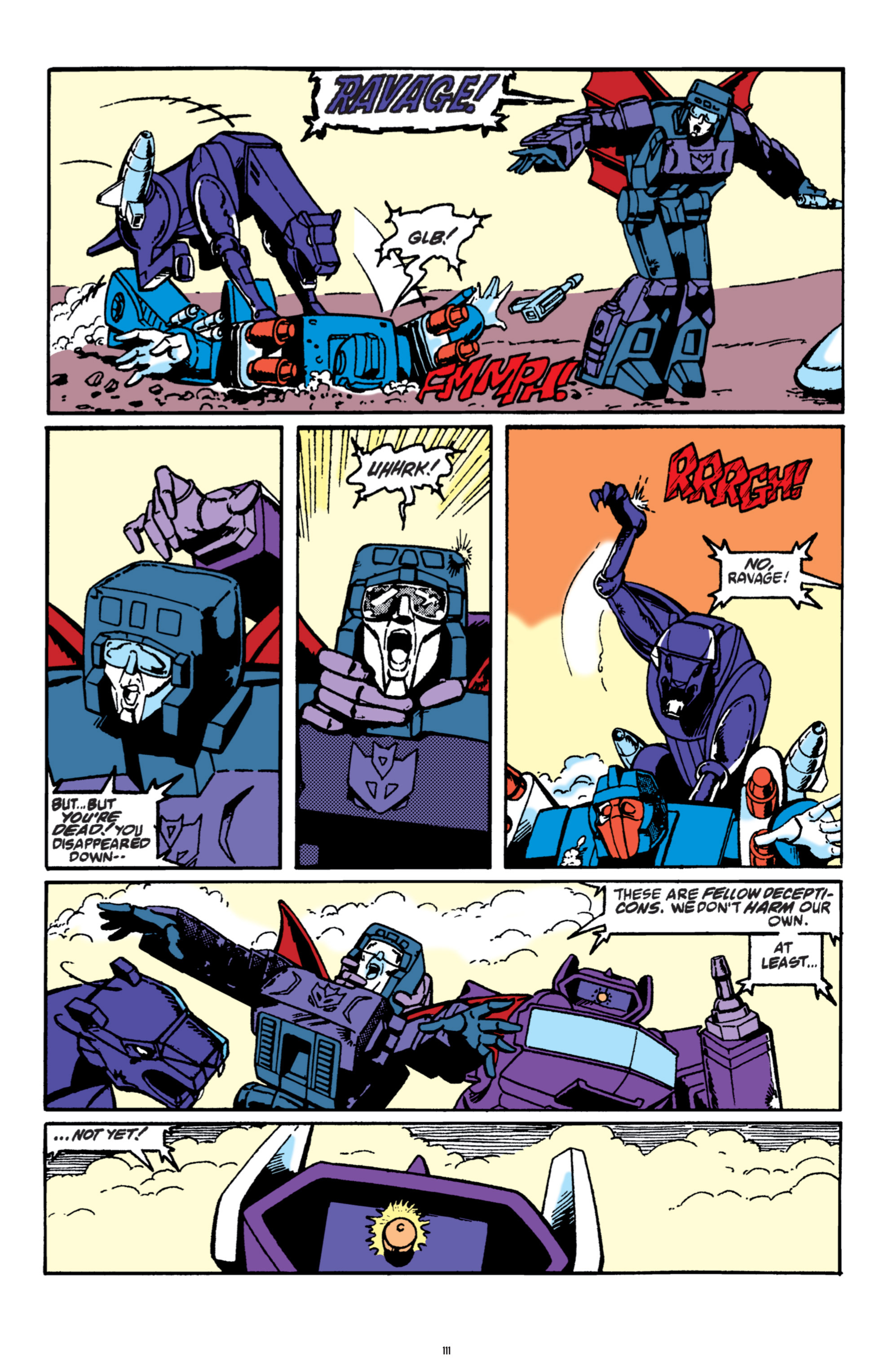 Read online The Transformers Classics comic -  Issue # TPB 6 - 111