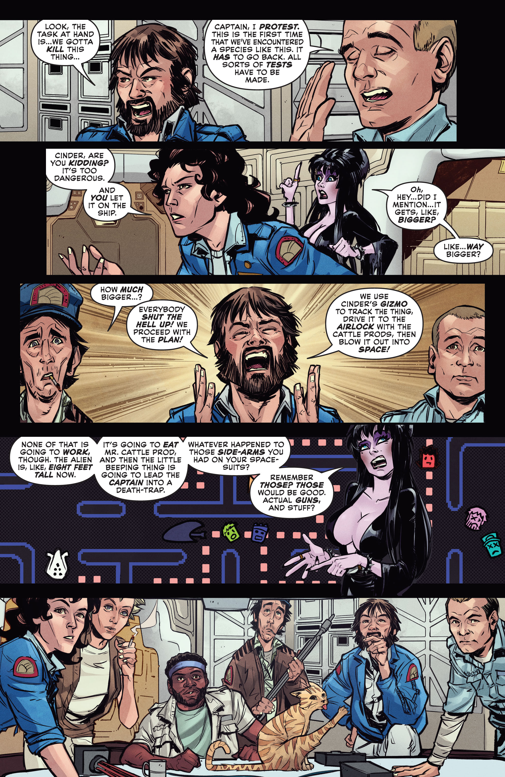 Read online Elvira in Horrorland comic -  Issue #3 - 12
