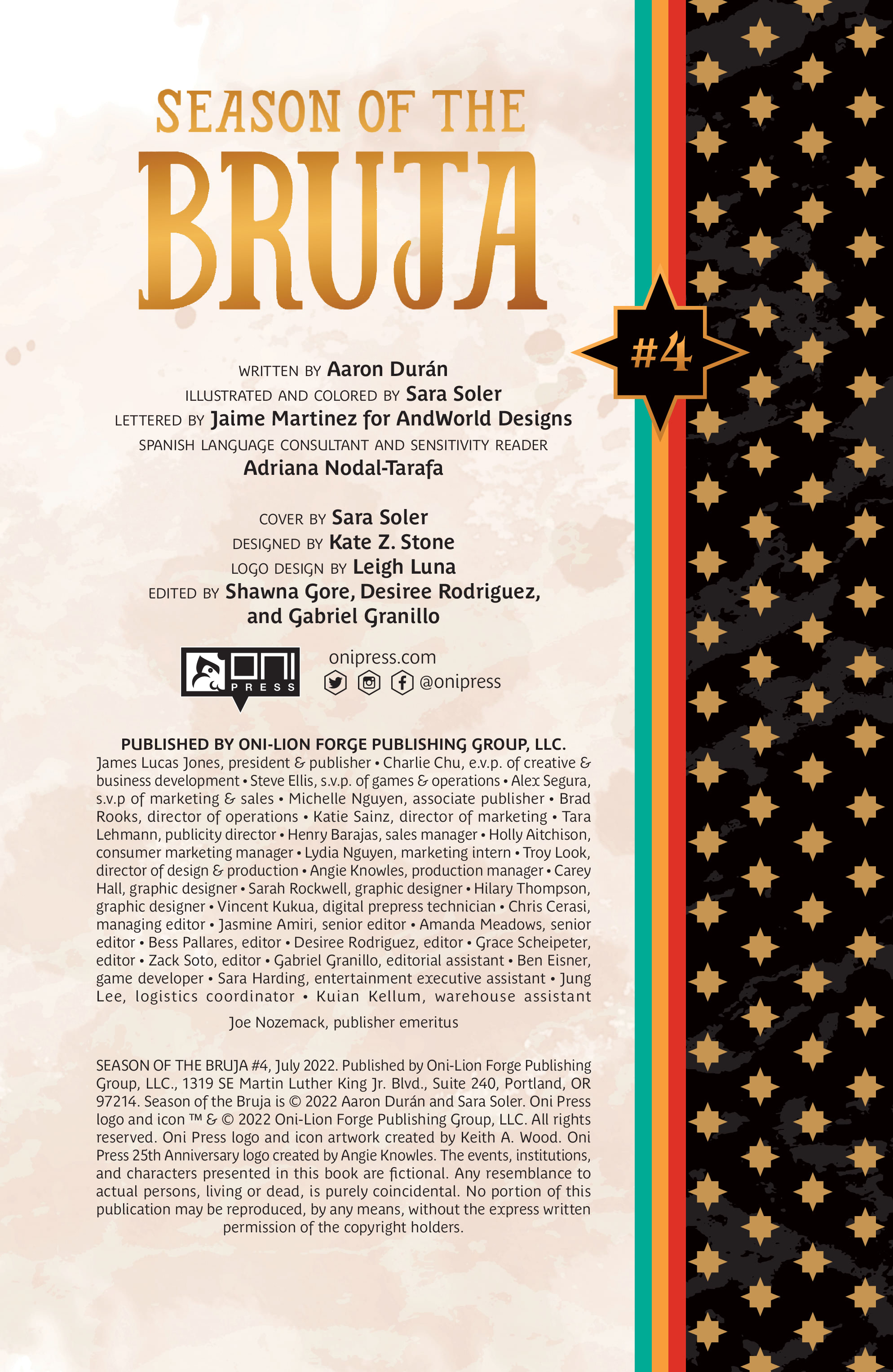 Read online Season of the Bruja comic -  Issue #4 - 2