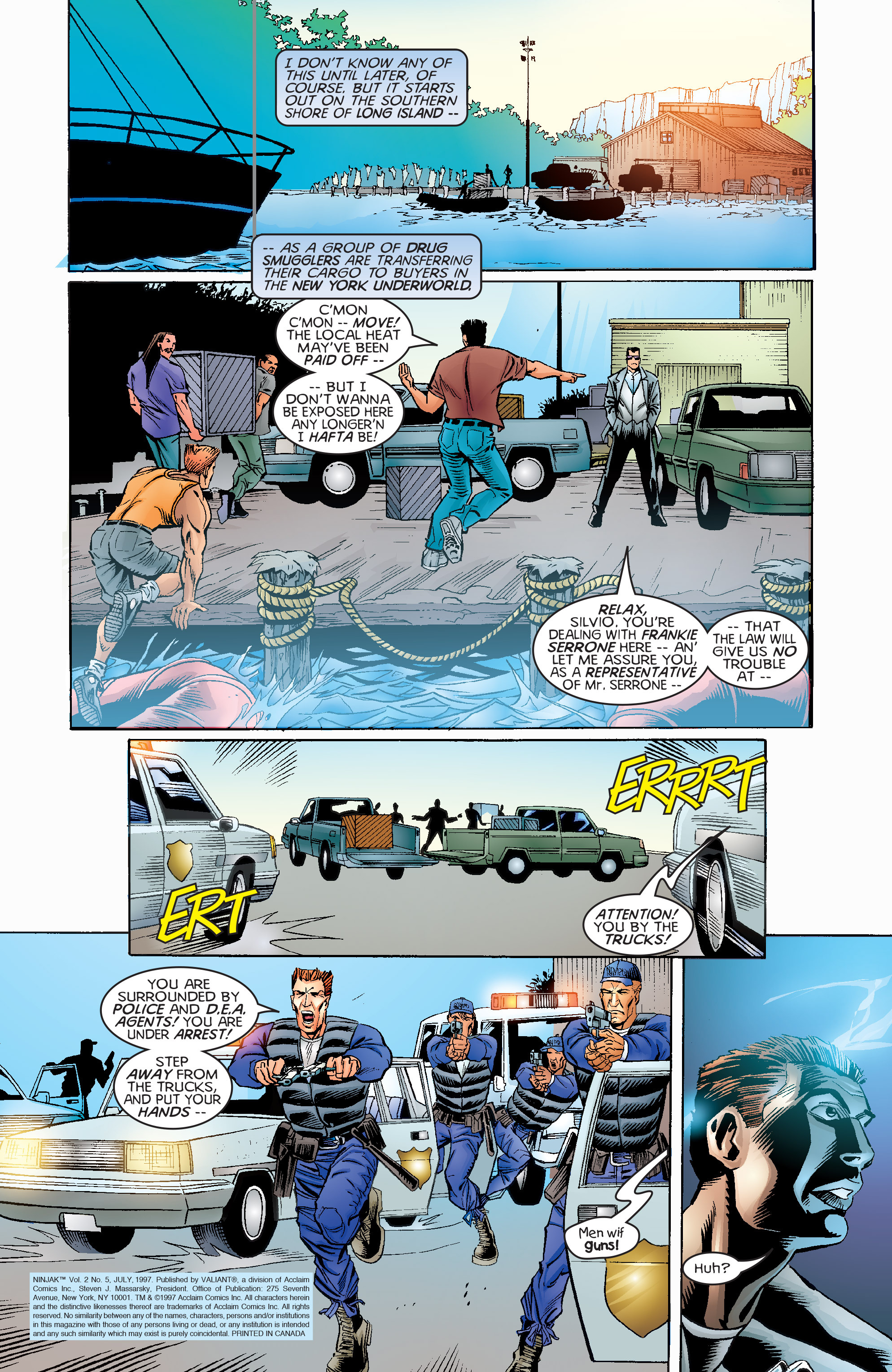 Read online Ninjak (1997) comic -  Issue #5 - 2