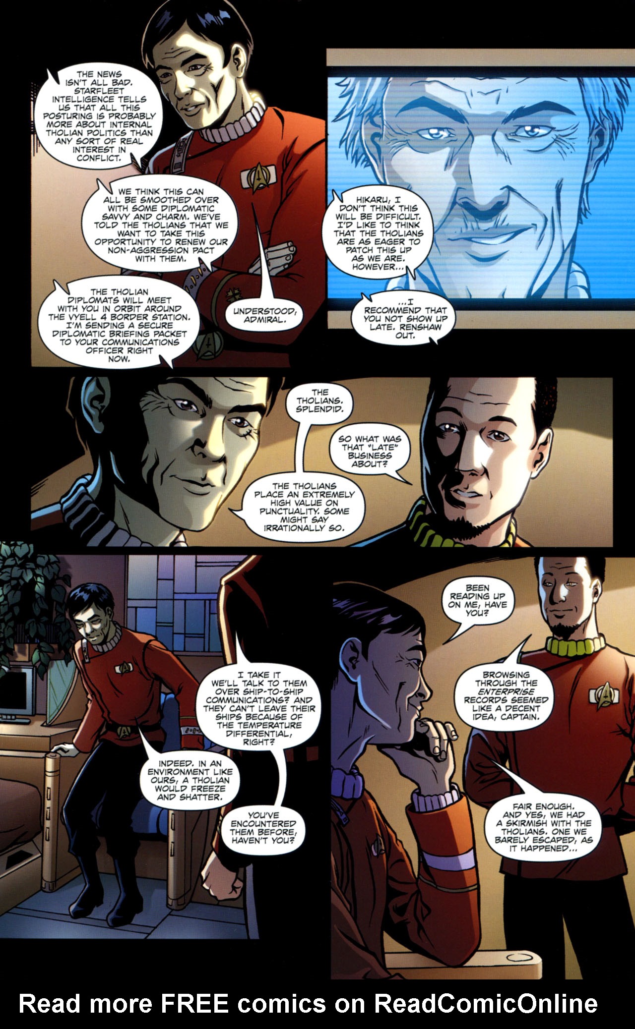 Read online Star Trek: Captain's Log comic -  Issue # Issue Sulu - 7