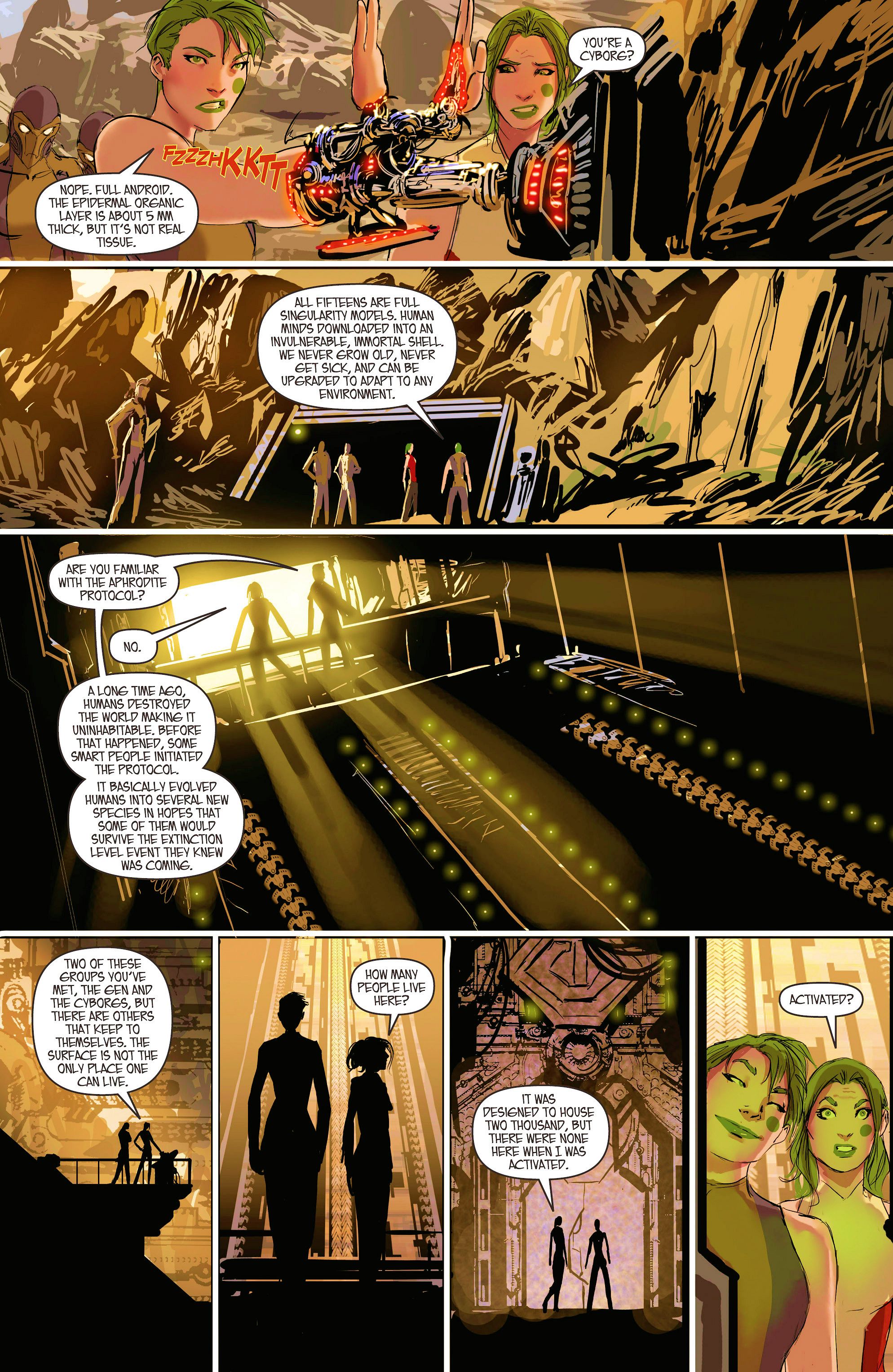 Read online Aphrodite IX (2013) comic -  Issue #6 - 20