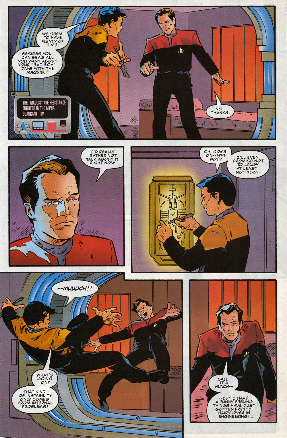 Read online Star Trek: Voyager comic -  Issue #8 - 11