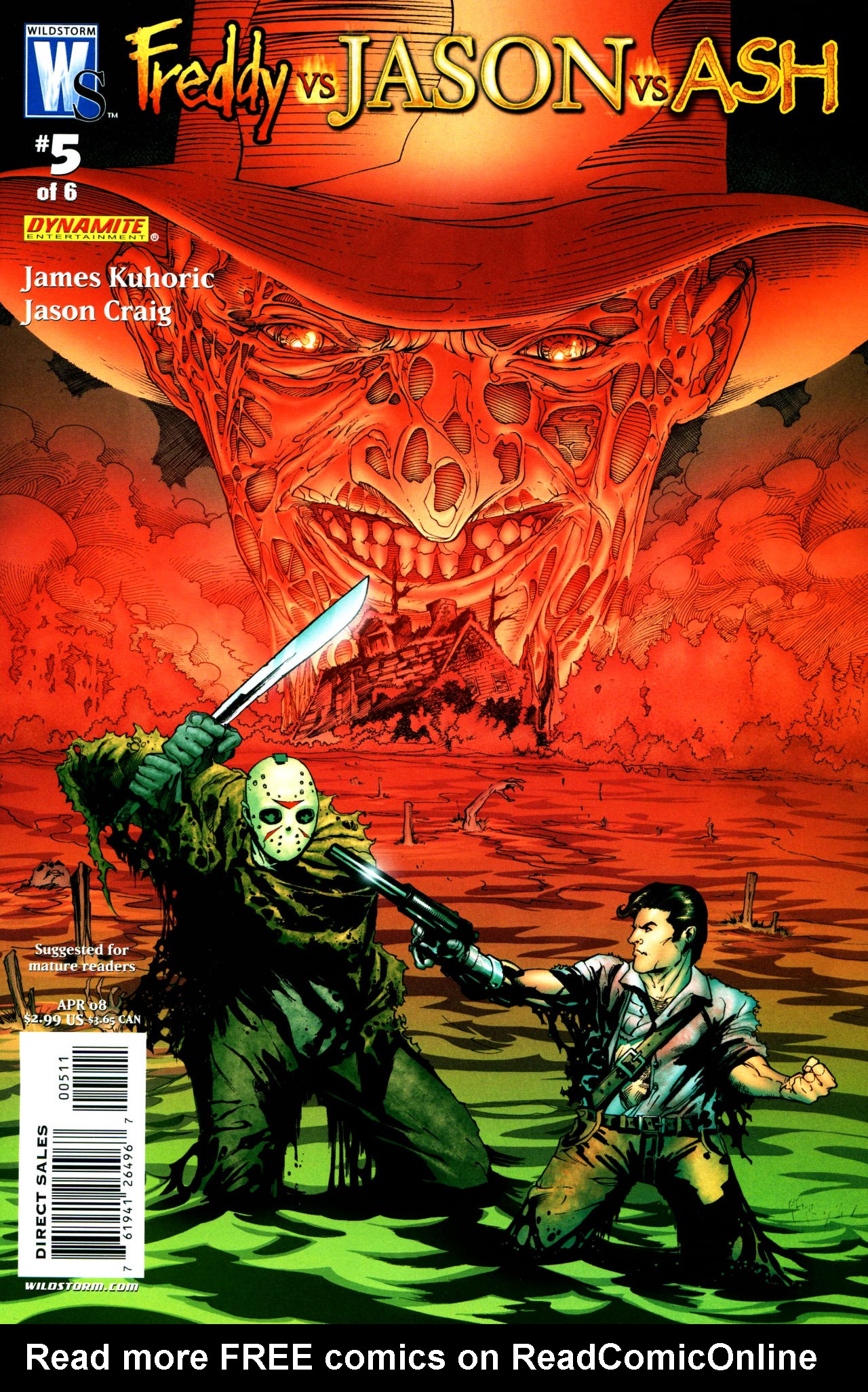 Read online Freddy Vs Jason Vs Ash comic -  Issue #5 - 1