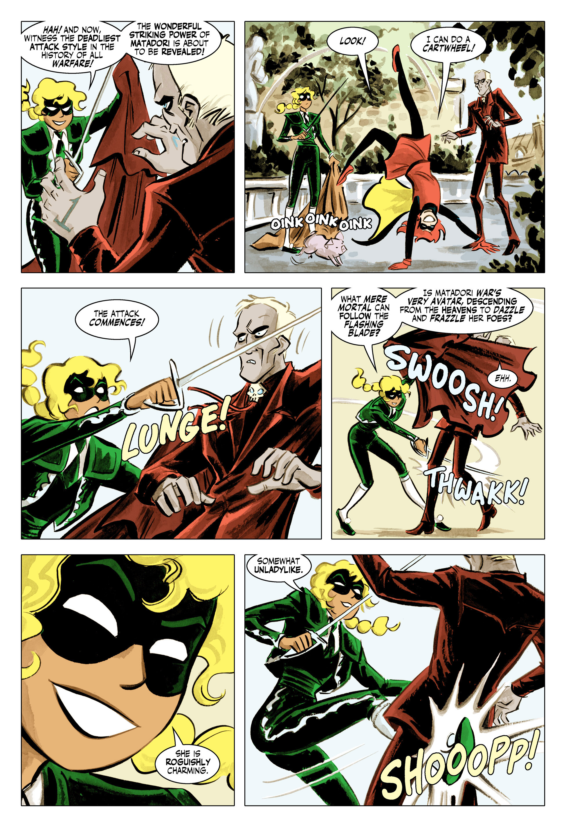 Read online Bandette (2012) comic -  Issue #9 - 10