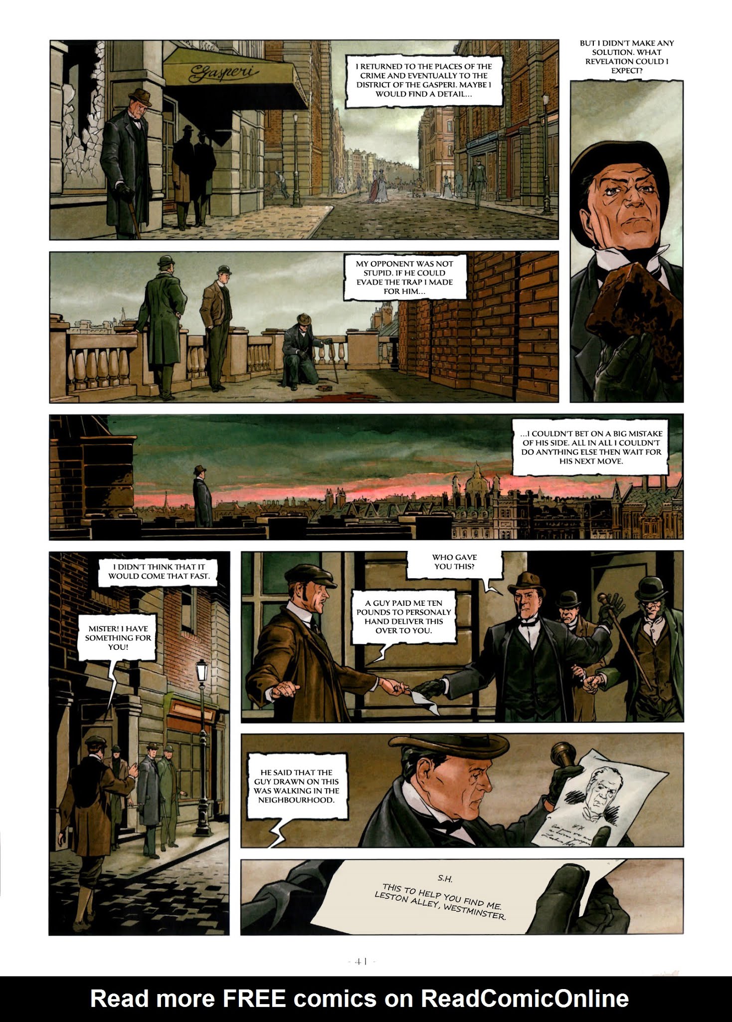 Read online Sherlock Holmes and the Vampires of London comic -  Issue # TPB - 42